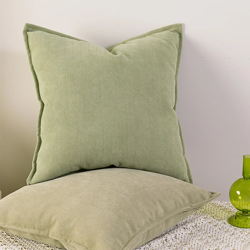 Einfache Chenille Kissenhülle für Wohnzimmer & Schlafzimmer Dekoration – Weiche Kissenbezug für modernes Zuhause | Karnz