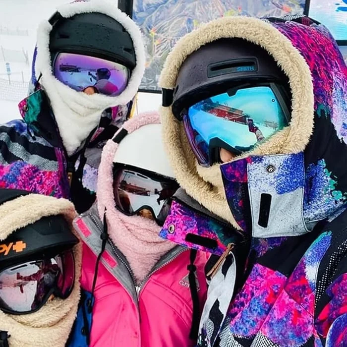 Ski-Maske mit Sherpa-Kapuze | Karnz
