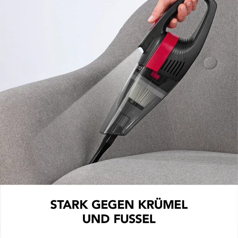 CLEANmaxx Akku-Handstaubsauger - grau/rot