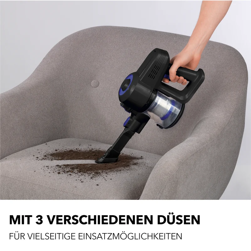 CLEANmaxx Zyklon-Staubsauger - schwarz/blau