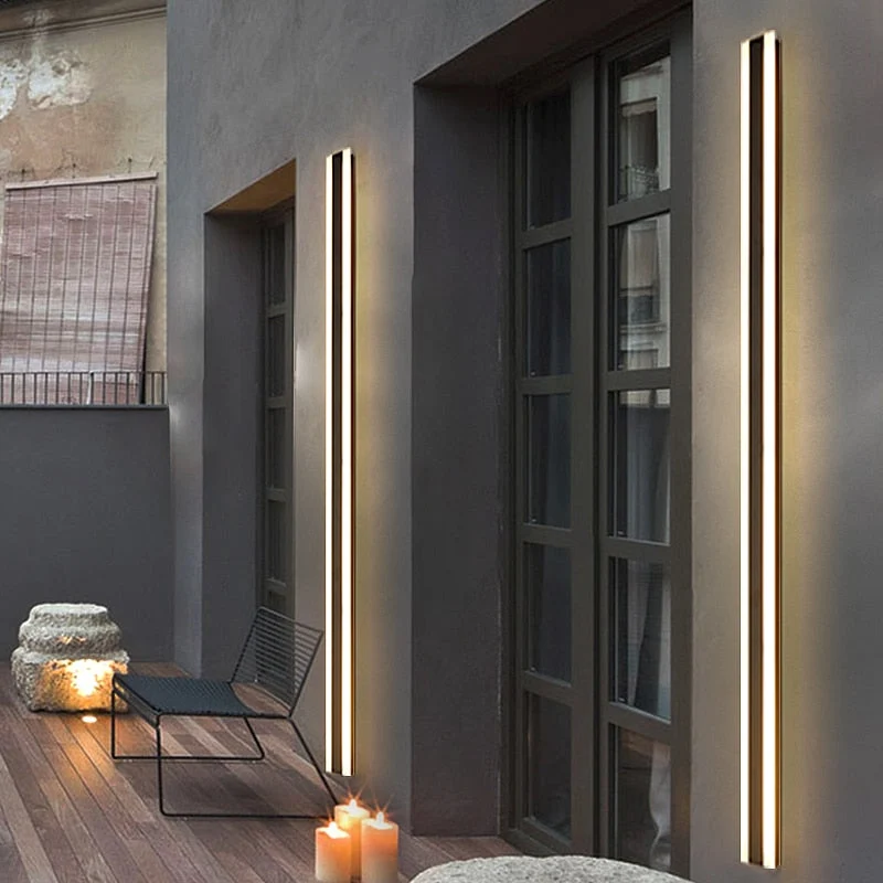 Lange Streifen-LED-Elegante Wandleuchte | Karnz
