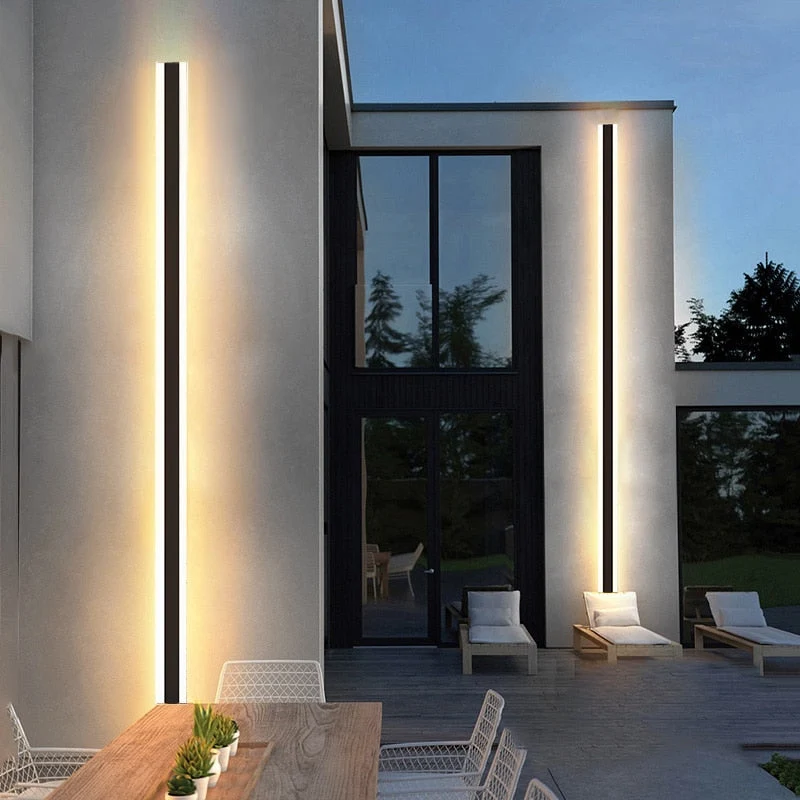 Lange Streifen-LED-Elegante Wandleuchte | Karnz