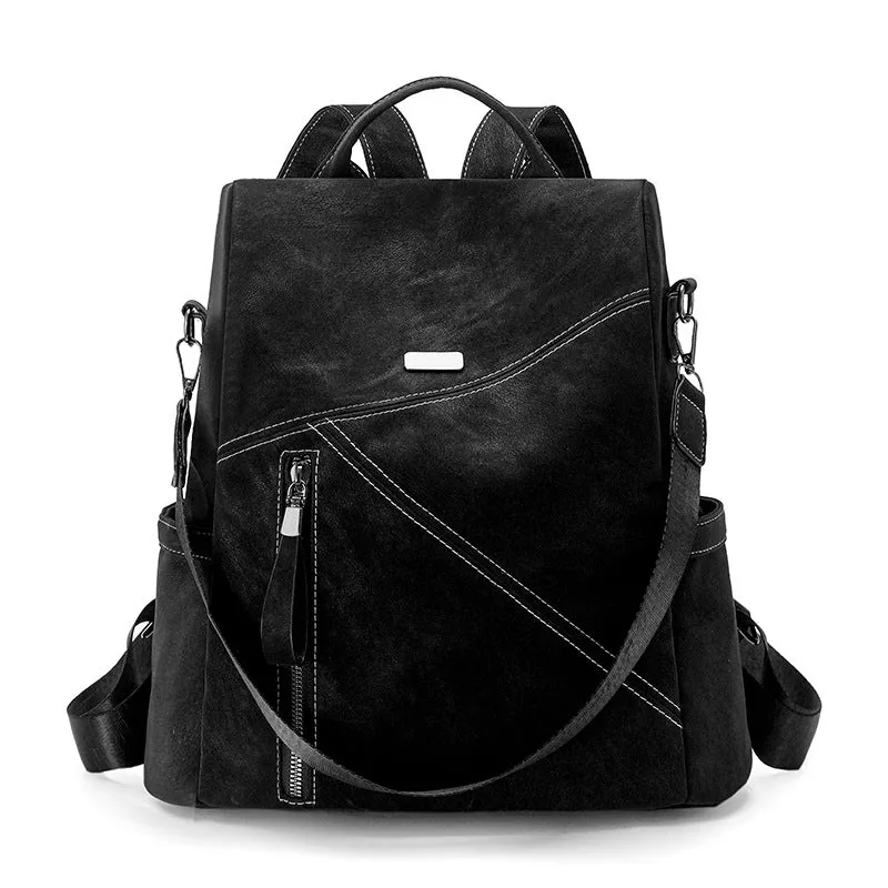 Stylischer Multi-Funktions-Leder-Rucksack Karnz