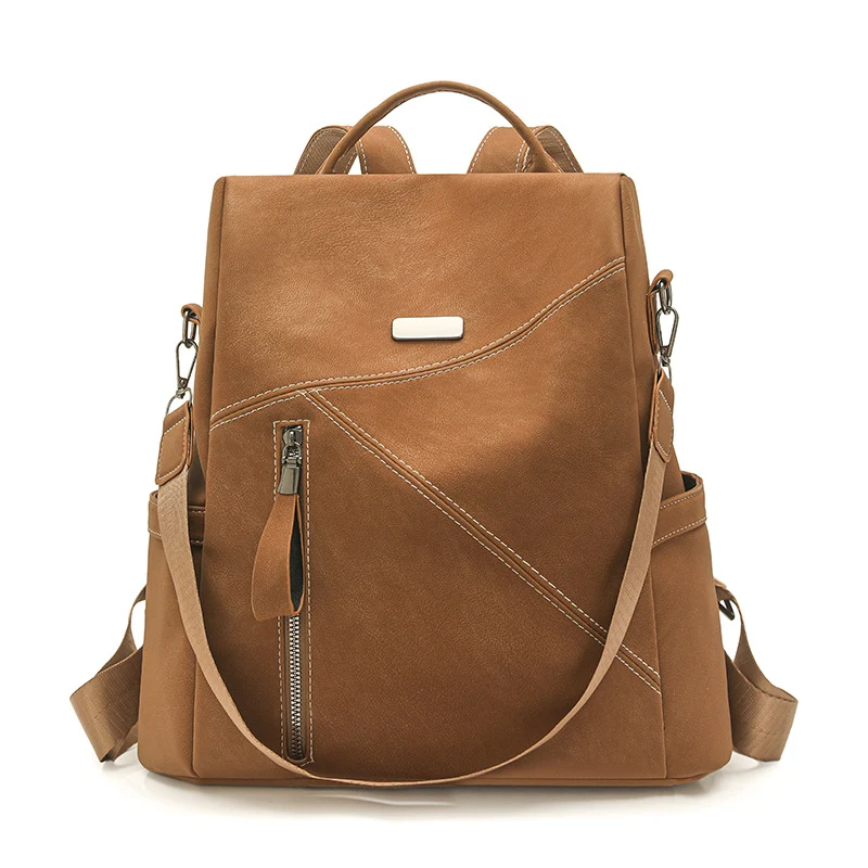 Stylischer Multi-Funktions-Leder-Rucksack Karnz