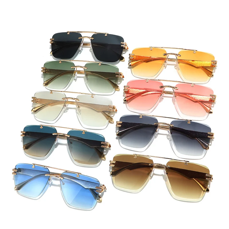 Elegante geometrische Sonnenbrille Karnz