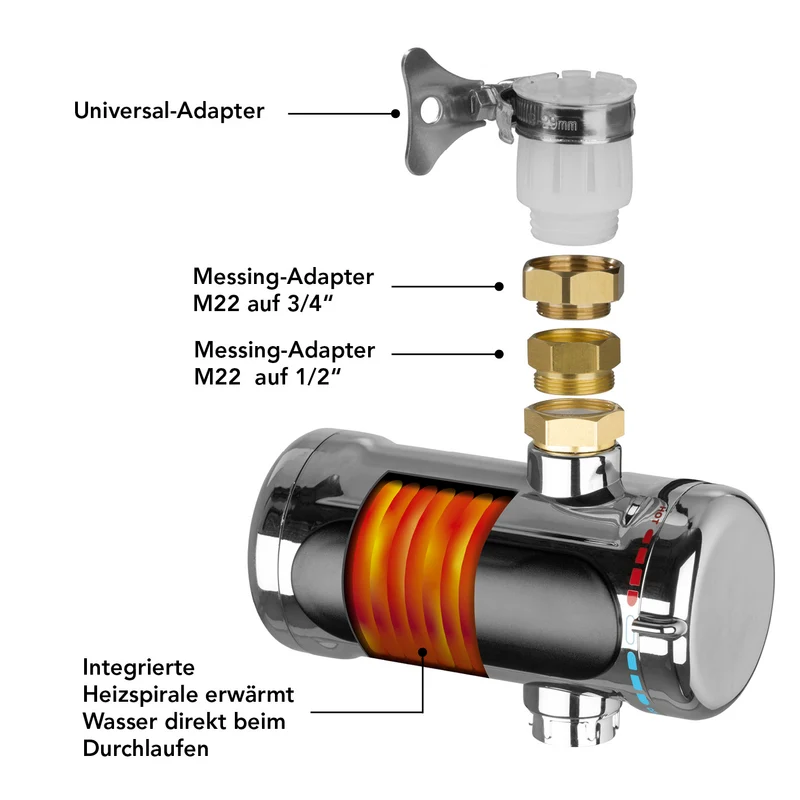 EASYmaxx Universal-Durchlauferhitzer