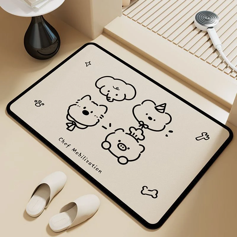 3D Schmetterlingsmuster Badmatte