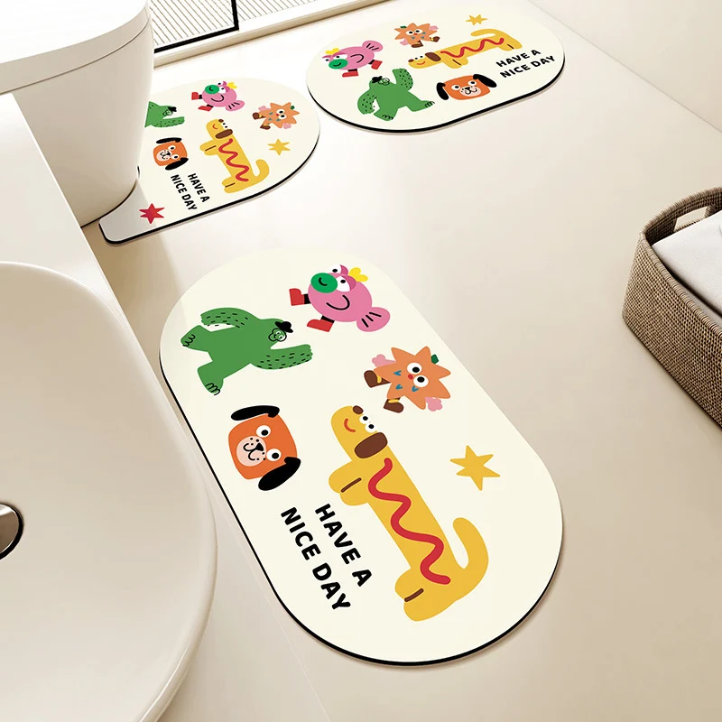 Fun Charakter Badteppich Set