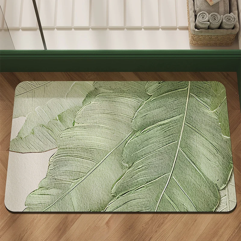 Blumenmuster Badezimmermatte