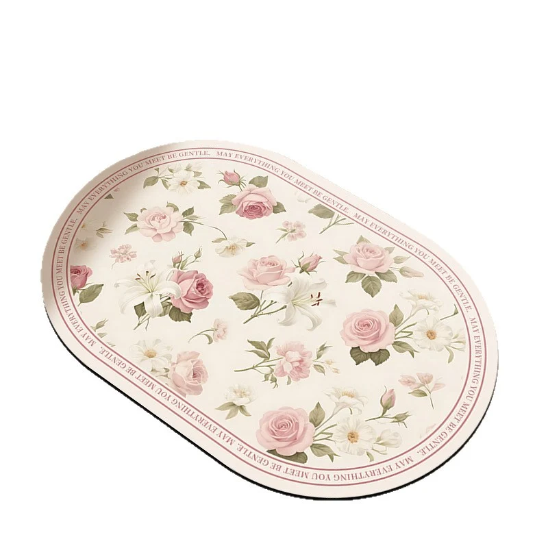 Blumen Badematte