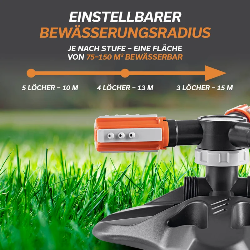 EASYmaxx 360°-Gartensprinkler - 2er-Set