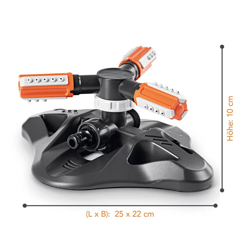 EASYmaxx 360°-Gartensprinkler - 2er-Set