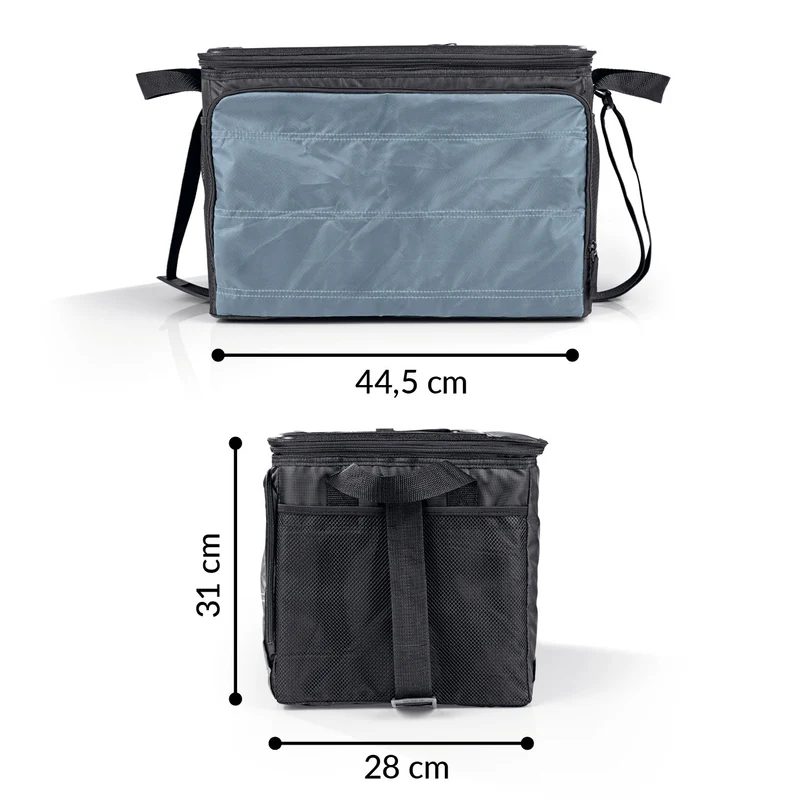 EASYmaxx Kühltasche faltbar - 30 l - schwarz/dunkelgrau