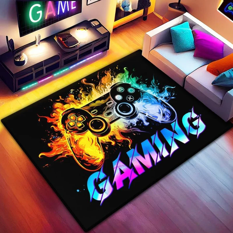 Gaming-Controller-Themenbereichsteppich Karnz