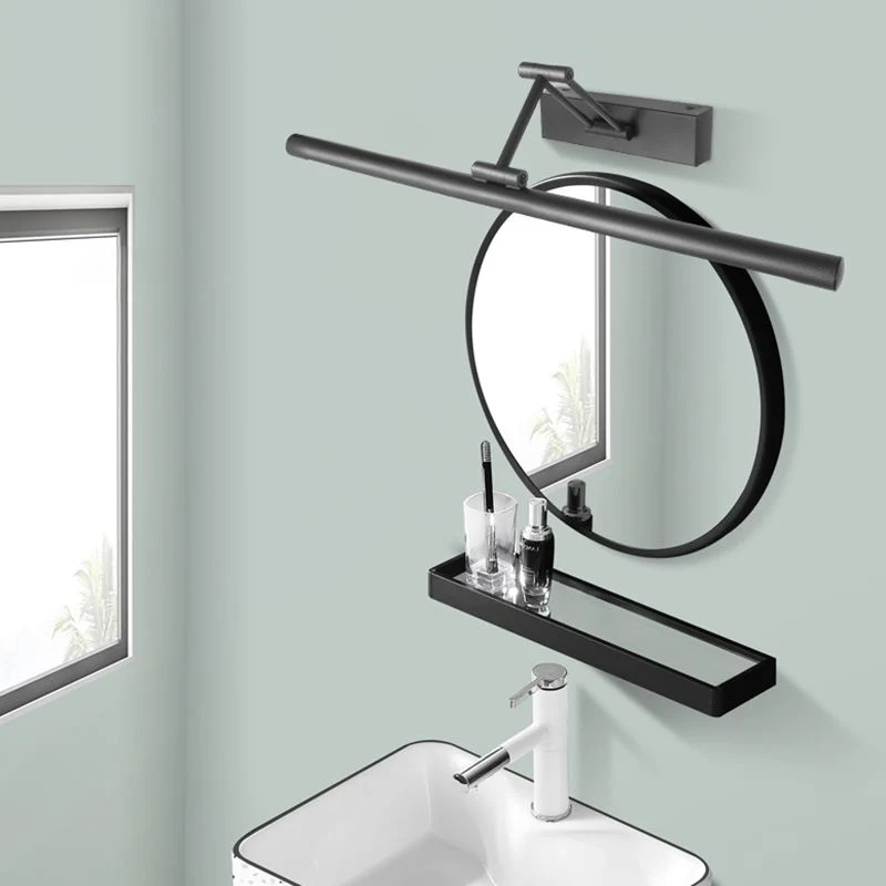 Minimalistische LED-Wandleuchte Schwarz/Weiß – Moderne Metalllampe für Badezimmer und Innenbereich | Karnz