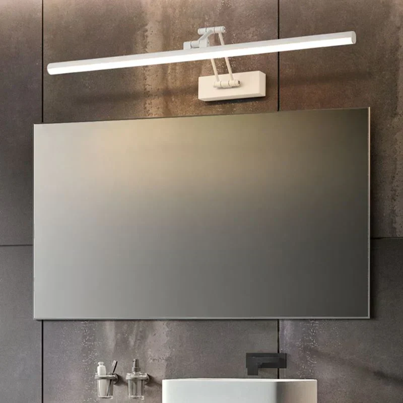 Minimalistische LED-Wandleuchte Schwarz/Weiß – Moderne Metalllampe für Badezimmer und Innenbereich | Karnz