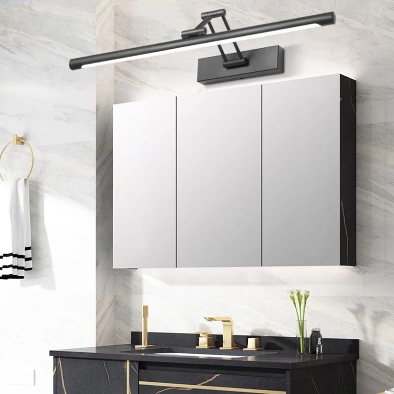 Minimalistische LED-Wandleuchte Schwarz/Weiß – Moderne Metalllampe für Badezimmer und Innenbereich | Karnz