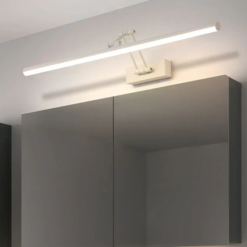 Minimalistische LED-Wandleuchte Schwarz/Weiß – Moderne Metalllampe für Badezimmer und Innenbereich | Karnz