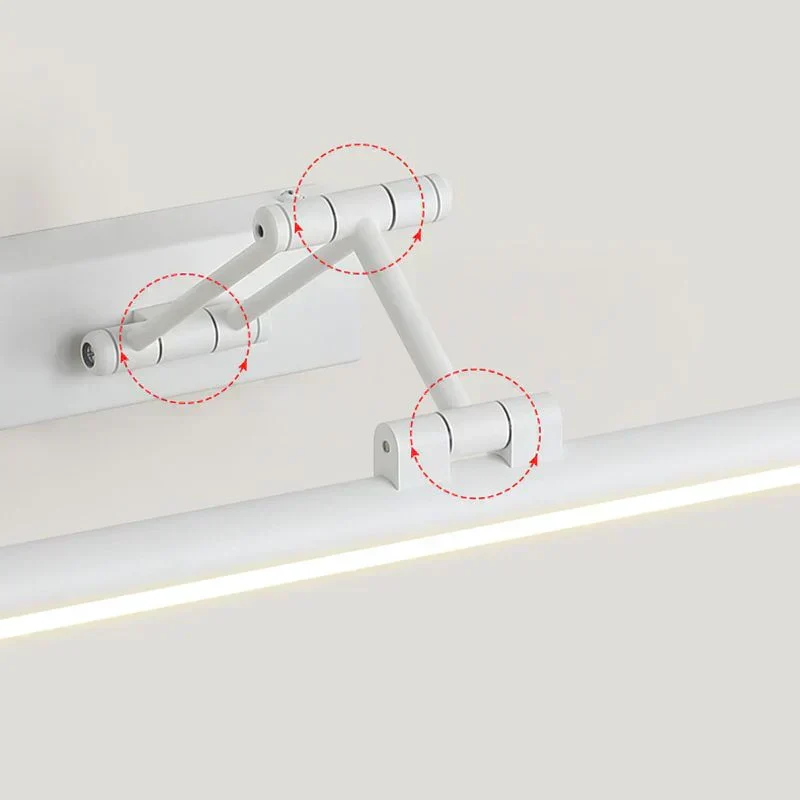 Minimalistische LED-Wandleuchte Schwarz/Weiß – Moderne Metalllampe für Badezimmer und Innenbereich | Karnz