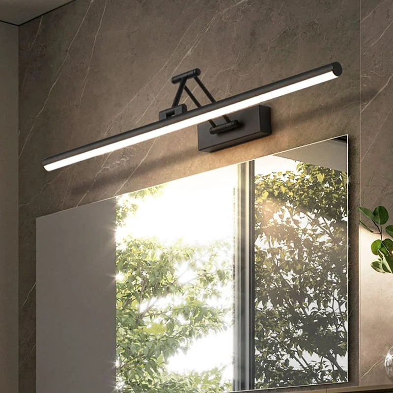 Minimalistische LED-Wandleuchte Schwarz/Weiß – Moderne Metalllampe für Badezimmer und Innenbereich | Karnz