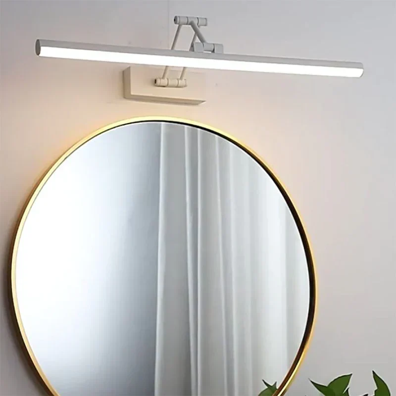Minimalistische LED-Wandleuchte Schwarz/Weiß – Moderne Metalllampe für Badezimmer und Innenbereich | Karnz