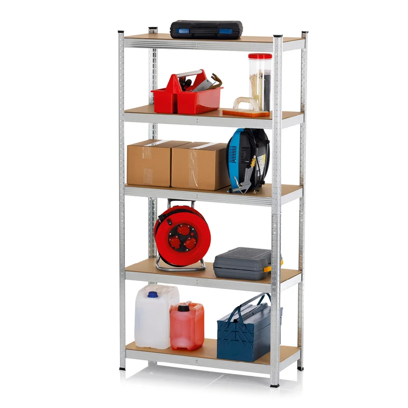 EASYmaxx Schwerlastregal & Werkbank 2er-Set - 180 x 90 x 40 cm - 1750kg Traglast, 175kg pro Ebene