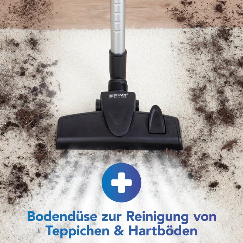 CLEANmaxx Akku-Hand- & Bodenstaubsauger - anthrazit/blau