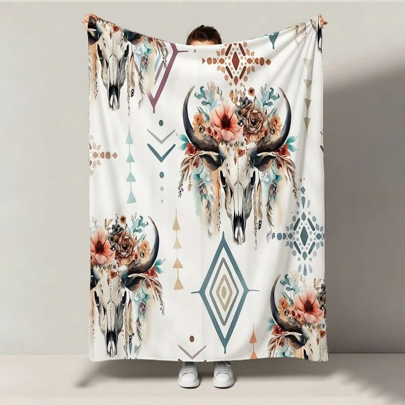 Weiche Cartoon-Dackel-Themen-Fleece-Decke