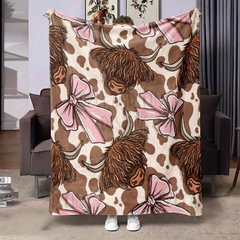 Weiche Cartoon-Dackel-Themen-Fleece-Decke