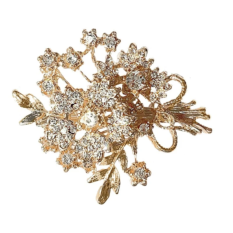 Elegante und Funkelnde Brosche Karnz