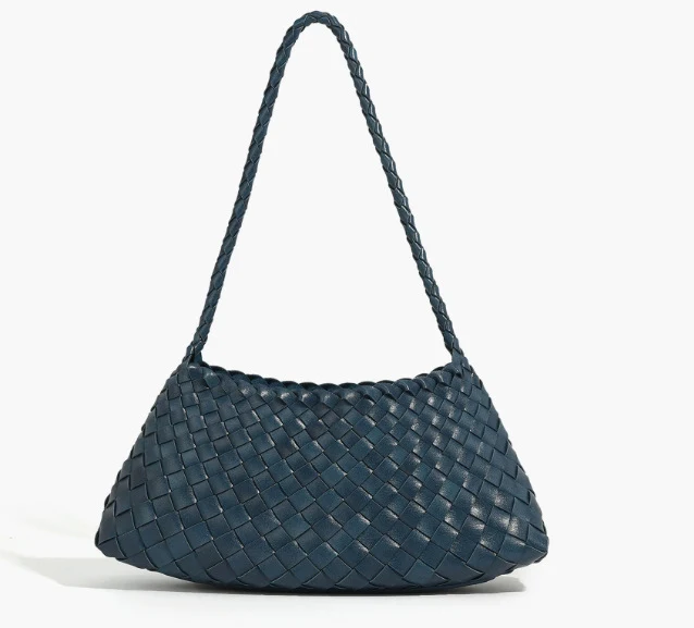 Texturierte gewebte lässige Schultertasche Karnz