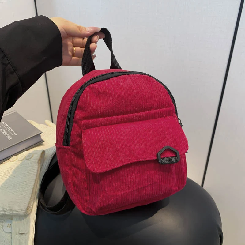 Minirucksack, Cord, robust und diebstahlsicher