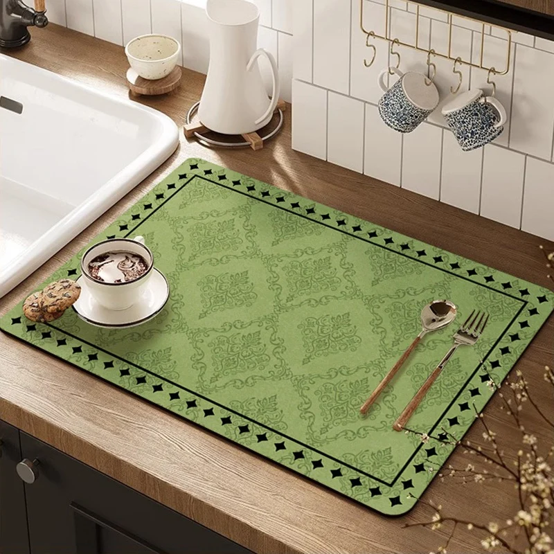 Dekorative Küchenspülenmatte