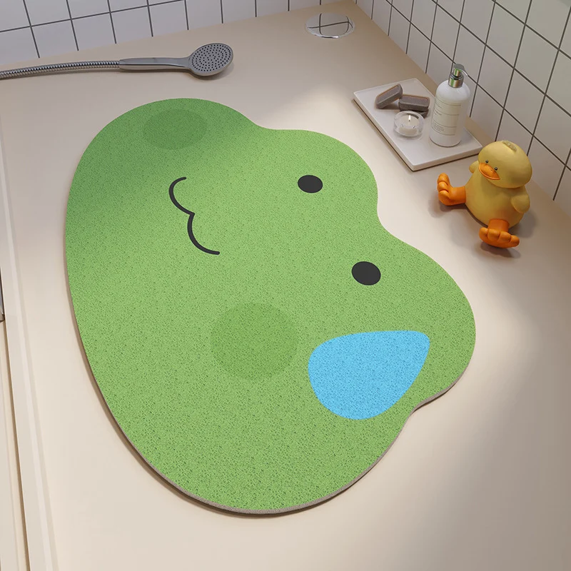 Niedliche Frosch-Themen Badematte