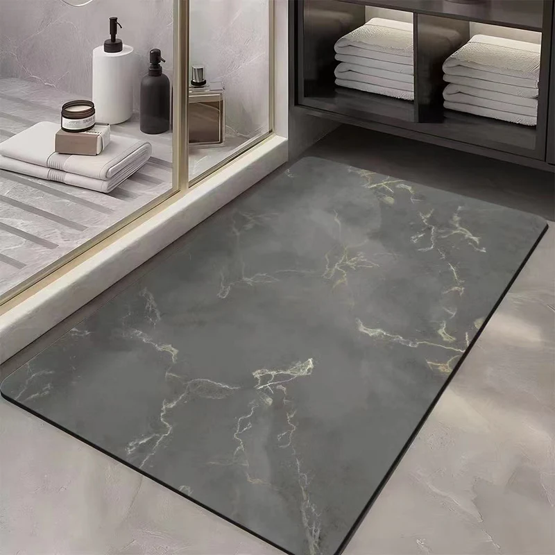 Luxuriöse Marmor Druck Badematte