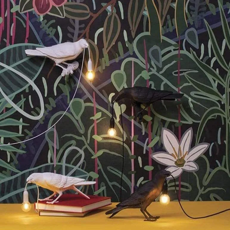 Die Rabenvogel-Lampe