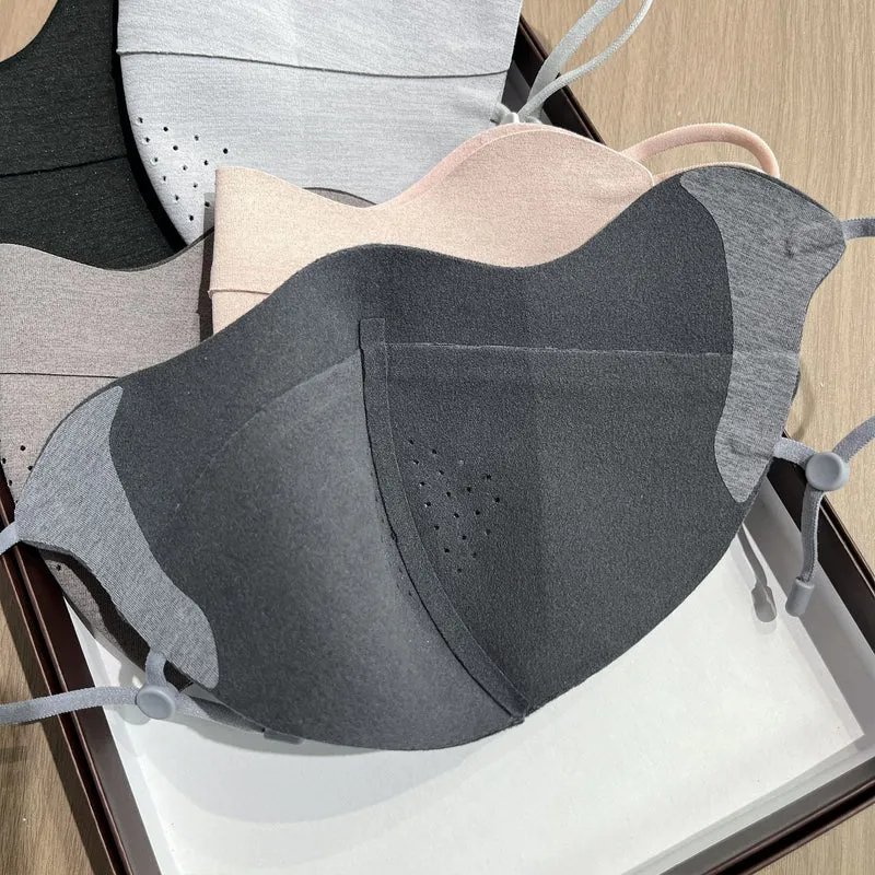 Konturiertes atmungsaktives wiederverwendbares Gesichtsmask mit verstellbarem Ohrenschalter Karnz