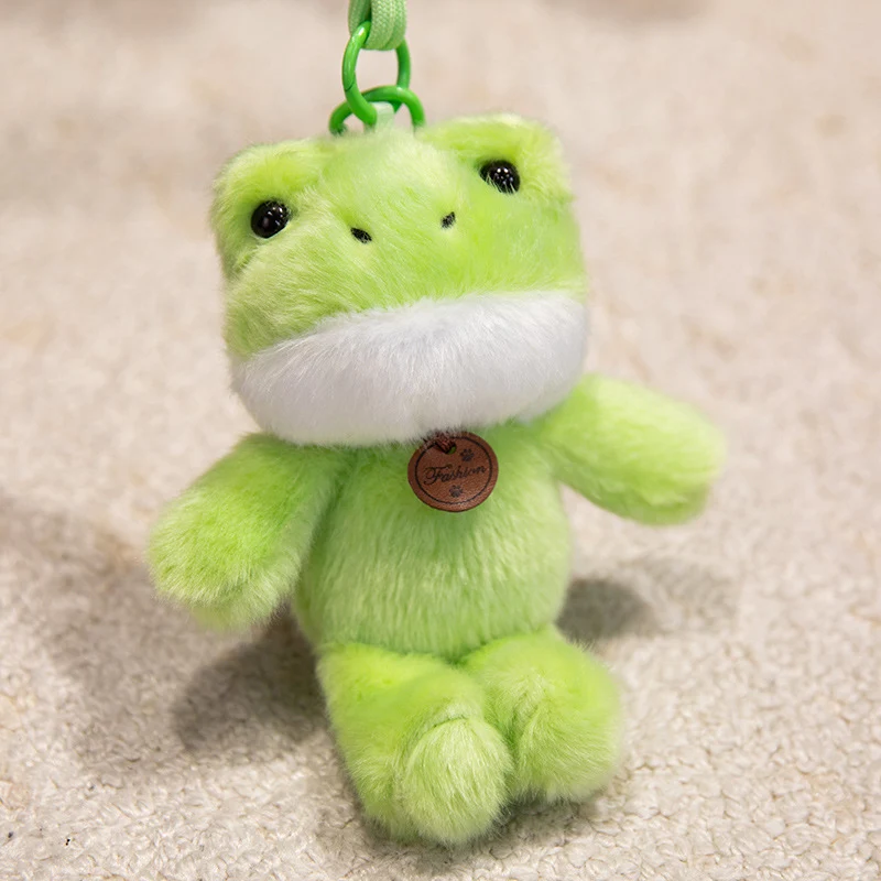 Plüsch-Waldtier-Hängebeutel Zubehör mit ultra-weichem Kunstfell, dekorativem Lederetikett und Druckknopf-Haken Karnz