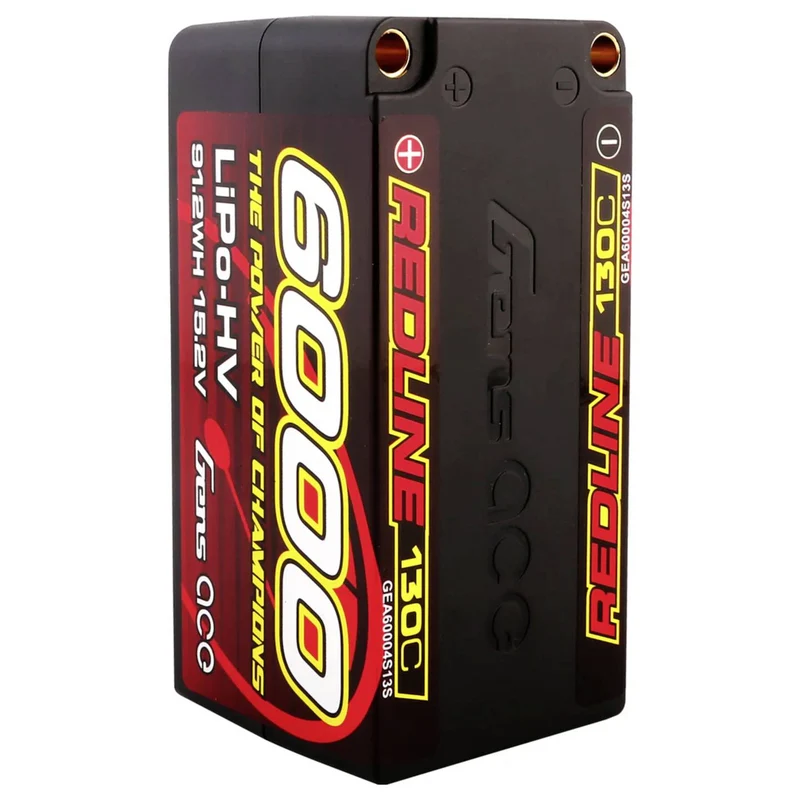 B-Ware Gens ace Akkupack Batterie LiPo 6000mAh 15.2V 4S2P Redline Series Hardcase