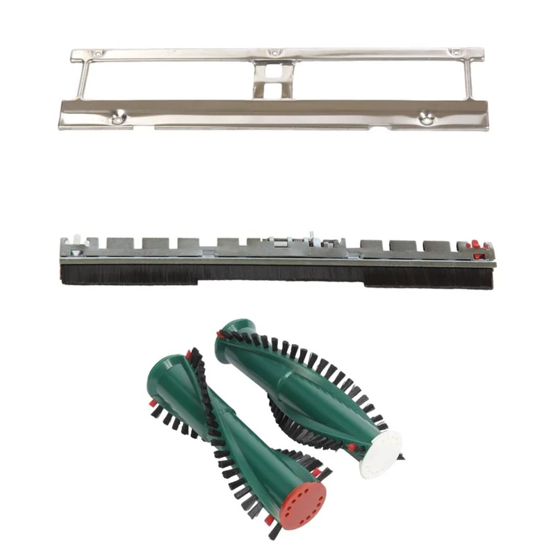 Set inkl. Frontbürste, Bodenblech, Ersatzbürsten geeignet für Vorwerk EB 350/351