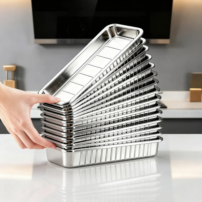 Einweg-Ölwanne aus Aluminium für Dunstabzug