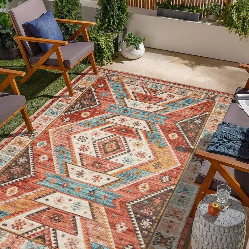 Geometrisches Muster Outdoor-Teppich