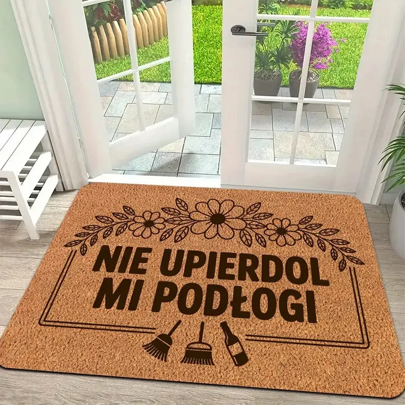 Lustige Fußmatte
