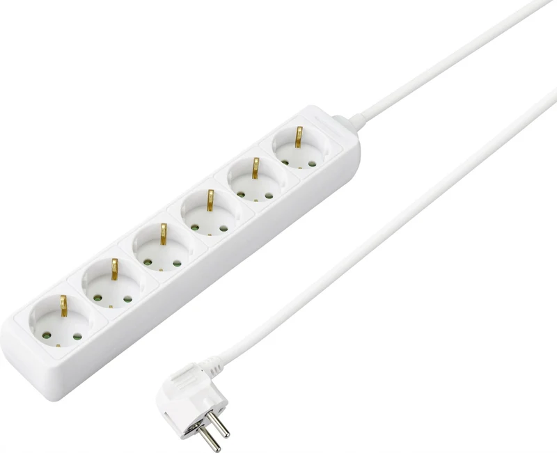 4x B-Ware Sygonix SY-4891000 Steckdosenleiste Mehrfachsteckdose Schutzkontakt 4 Stück
