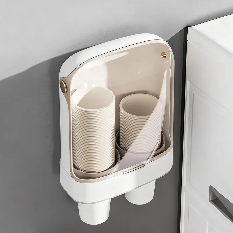 Wandhalter für Papierbecher, selbstklebend