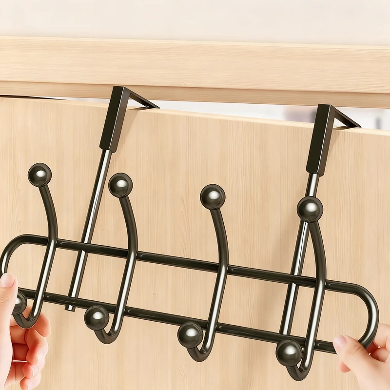 Wandhaken ohne Bohren, Stahl, mehrlagig