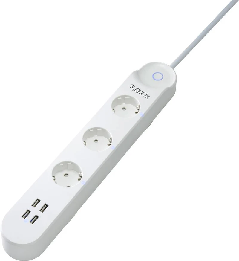 B-Ware Sygonix WiFi Steckdosenleiste App steuerbar Mehrfachsteckdose SIEHE TEXT/FOTO835
