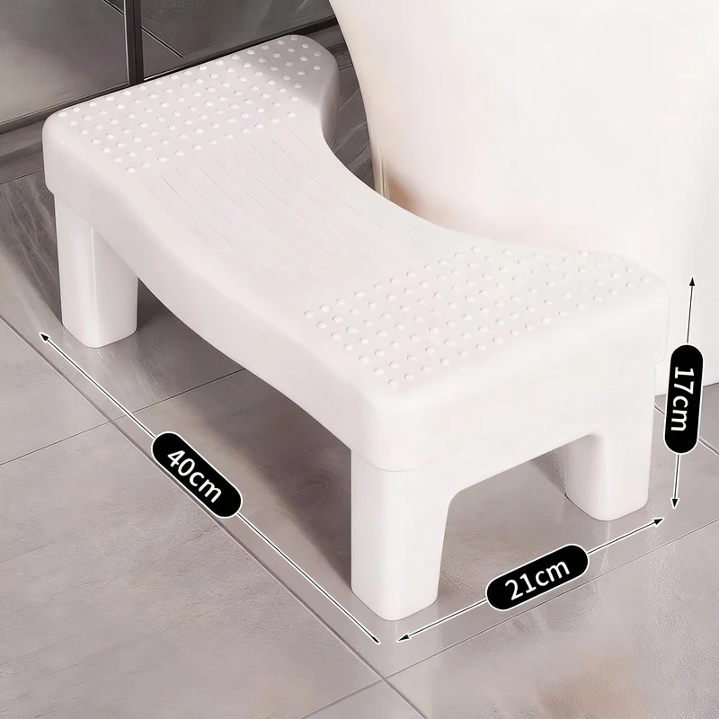 Toilettenhocker aus Kunststoff