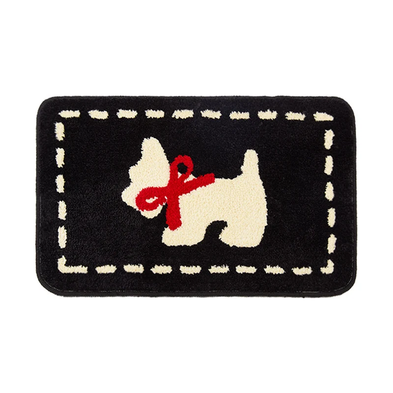 Cartoon-Hund-Themen-Badmatte