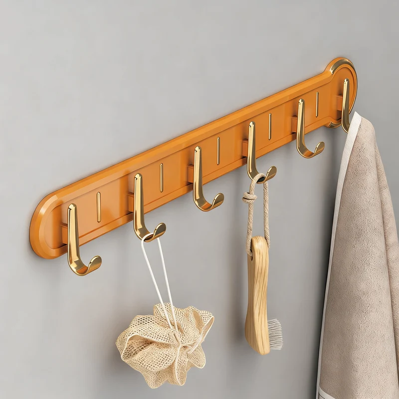 Selbstklebende Wandhaken, 6er-Leiste